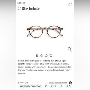 Izipizi screen/blue light glasses